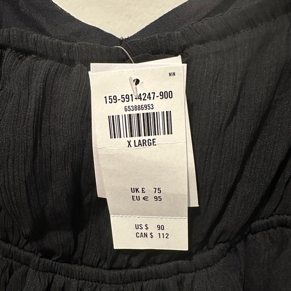 Abercrombie Long-Sleeve Ruffle Tiered Mini Dress - Picture 4 of 7